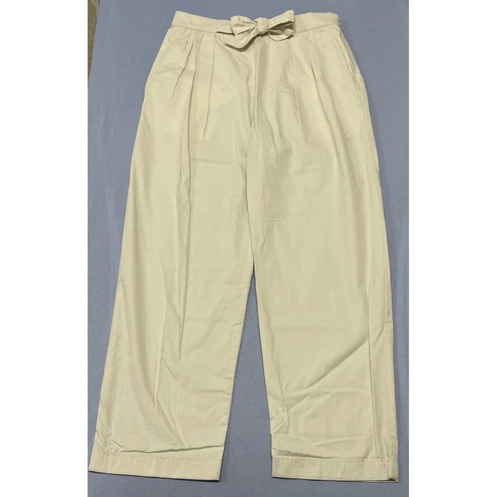 Lauren Ralph Lauren Brillana Straight Pants 100% Cotton‎ Women's 2 New Sample
